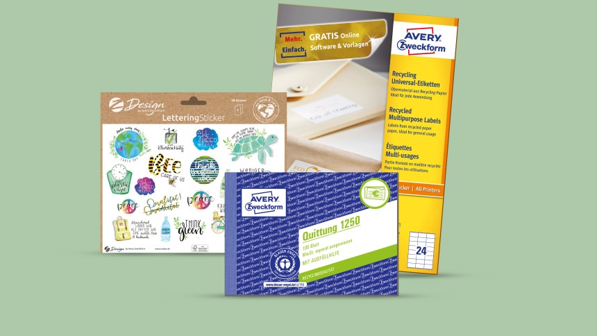 nachhaltige Produkte von Avery Zweckform