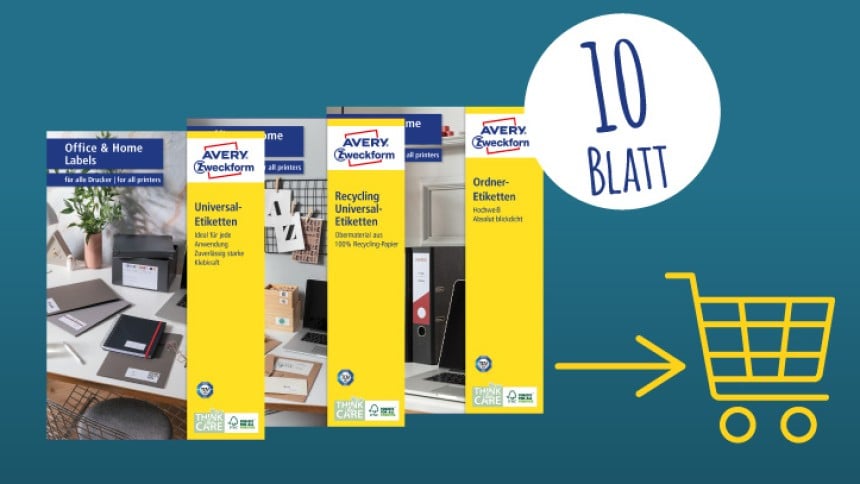 Etiketten im 10er Pack von Avery Zweckform kaufen