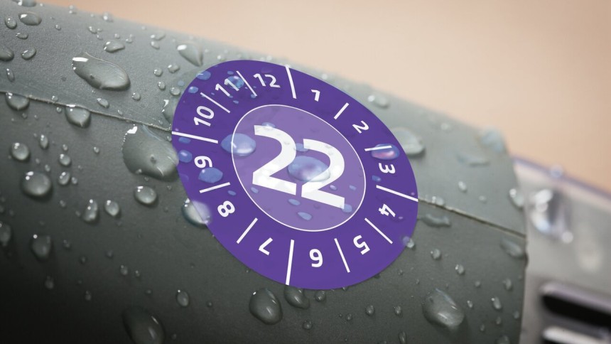 Prüfplaketten 2022 mit Jahreszahl