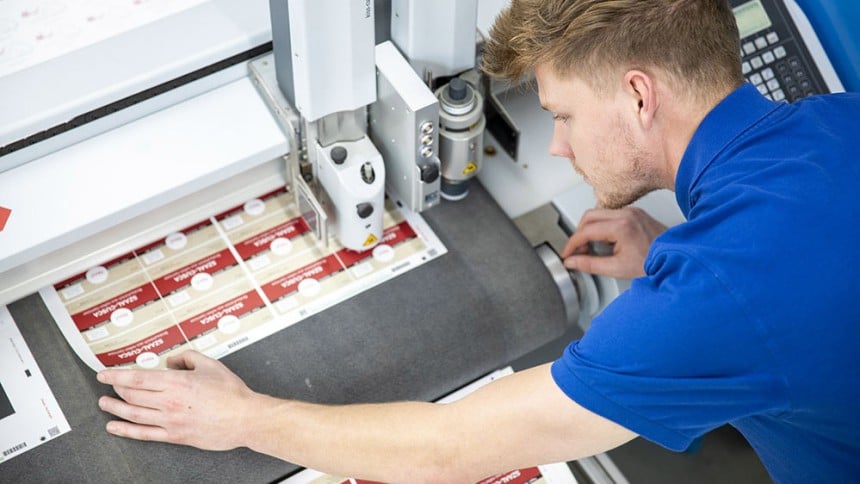 Aufkleber Druck