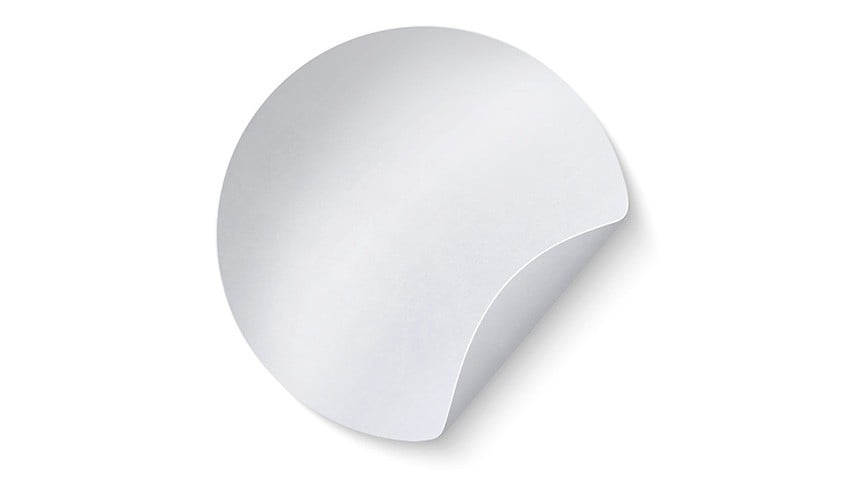 Papier Aufkleber