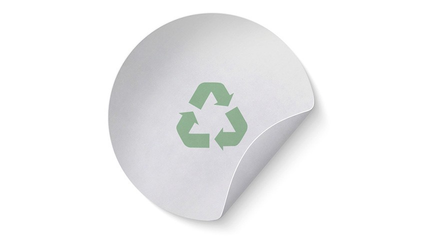 Recycling Aufkleber