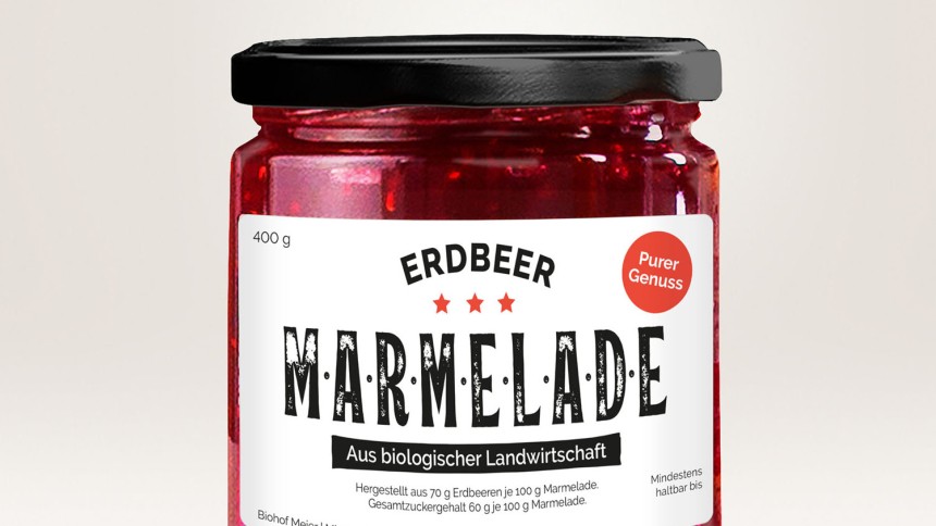 Marmeladenetiketten selbst gestalten