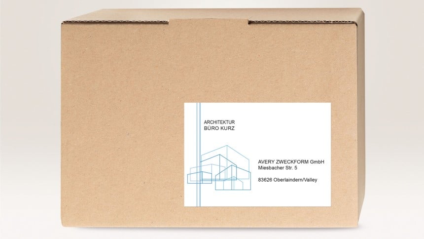 Paketetiketten von Avery Zweckform