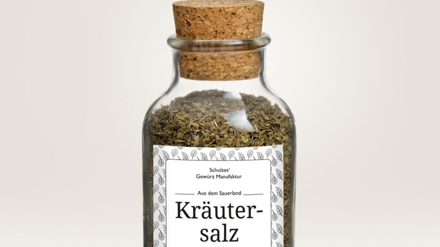 Gewürzaufkleber drucken lassen