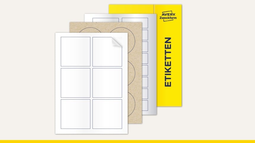 Blanko Etiketten zum selbst drucken günstig kaufen