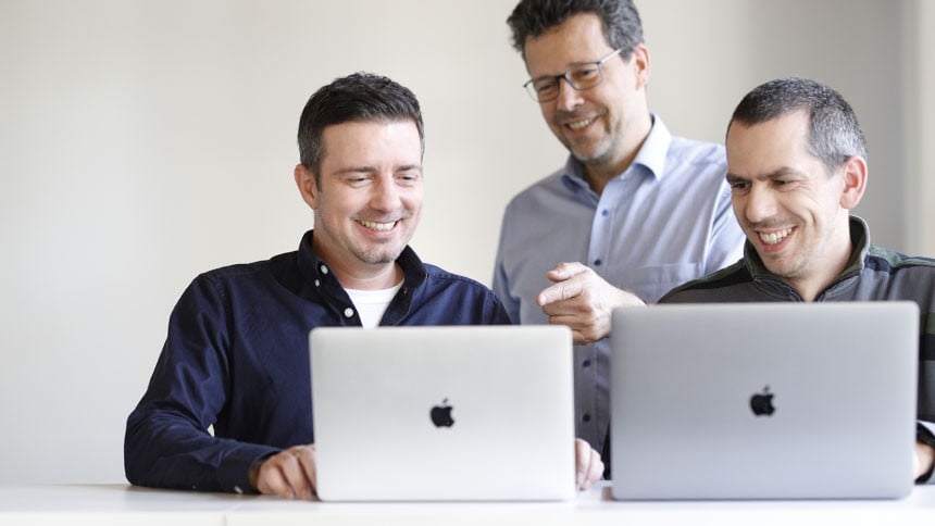 Teamarbeit im Büro