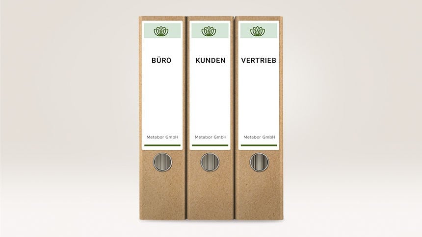Recycling Ordneretiketten kaufen