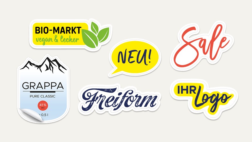 Freiform Sticker