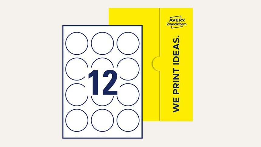 Runde Etiketten für Sticker selber machen