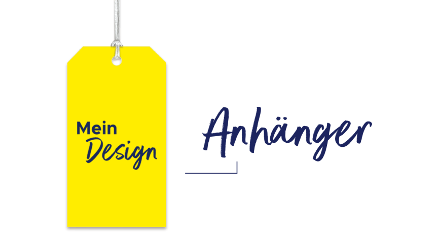 Bedruckte Produktanhänger