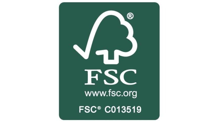 FSC Logo mit Nummer