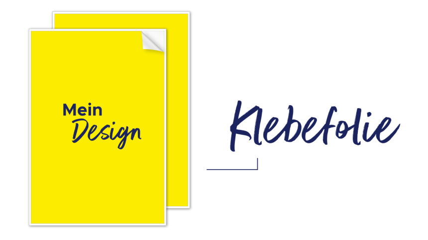 Bedruckte Klebefolie Großformat