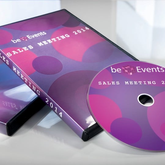 Etiketten für DVD und DVD-Hülle