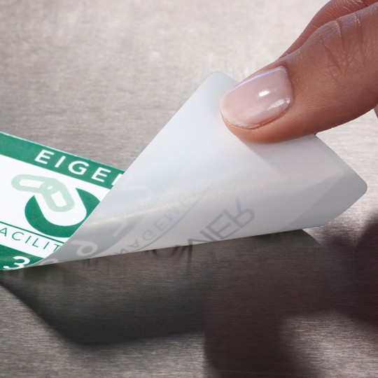 Inventar-Etiketten mit starker Klebkraft