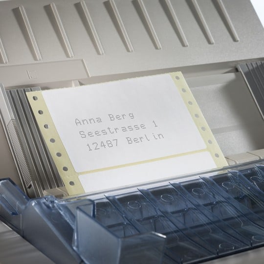 Universal-Etiketten für Matrixdrucker