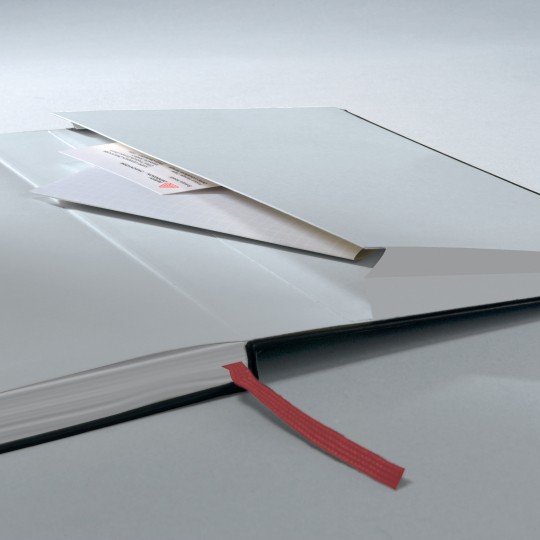 notizio. Notizbuch mit Dokumententasche
