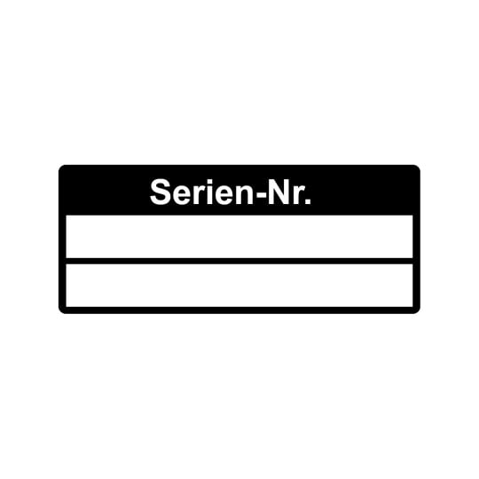 Inventar eckig & schwarz