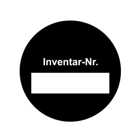 Inventar rund & schwarz