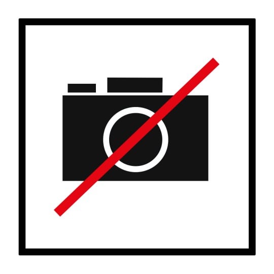 Piktogramme Fotografieren verboten