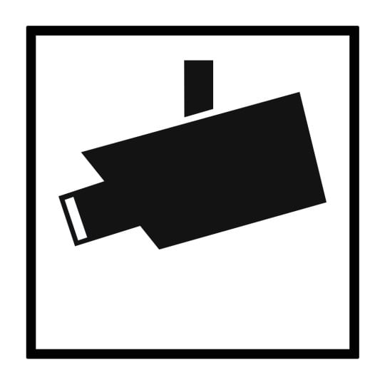Piktogramme Kamera überwacht