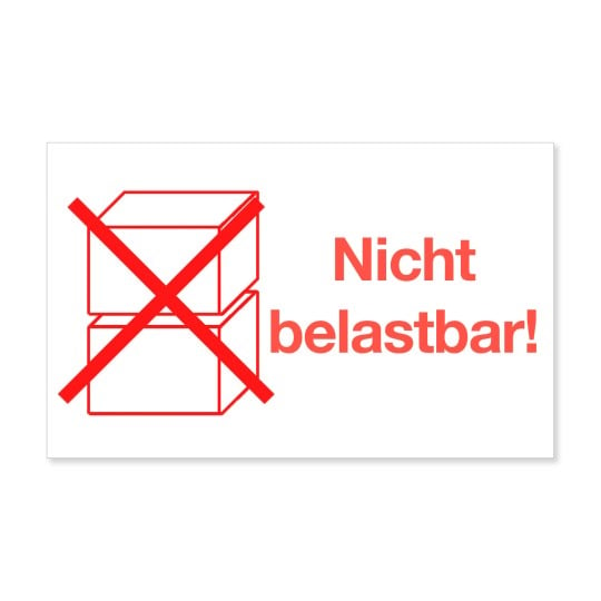 Vorsicht zerbrechlich - Aufkleber Sticker Sticker