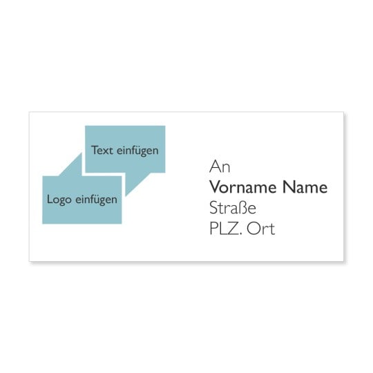 Design Sprechblase eckig