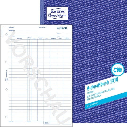 Aufmaßbuch