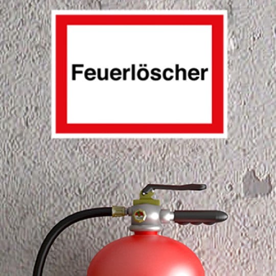 Vorlage Feuerlöscherzeichen