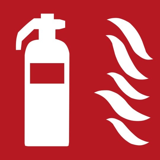 Brandschutz Löschflasche