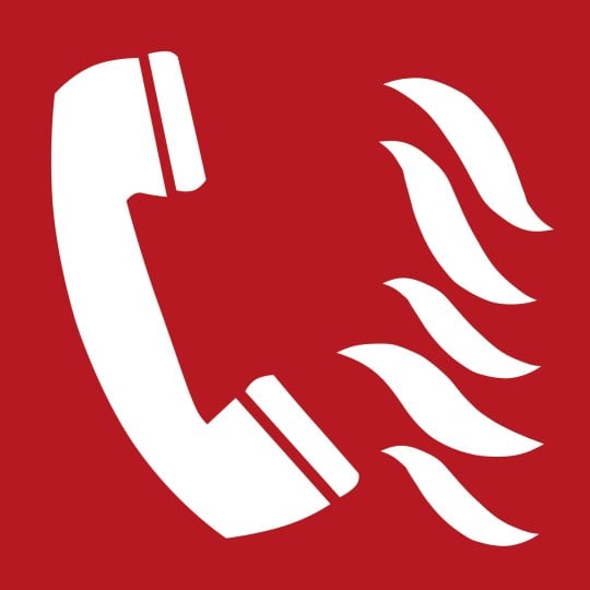 Brandschutz Anruf