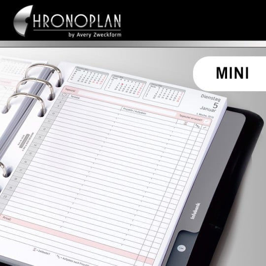 Chronoplan Mini Kalendereinlagen