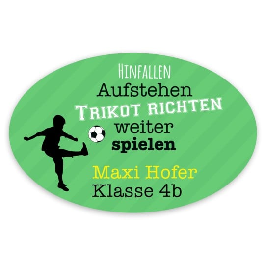 Fussballer oval