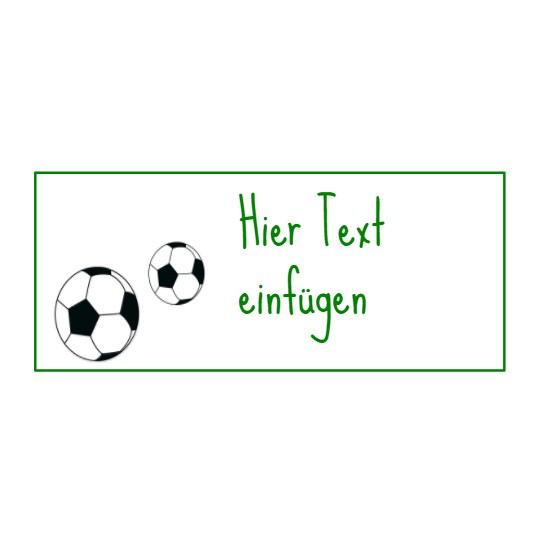 Fussbaull Etiketten Vorlagen