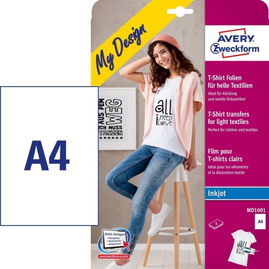 T Shirts Gestalten Mit Gratis Vorlagen Avery Zweckform