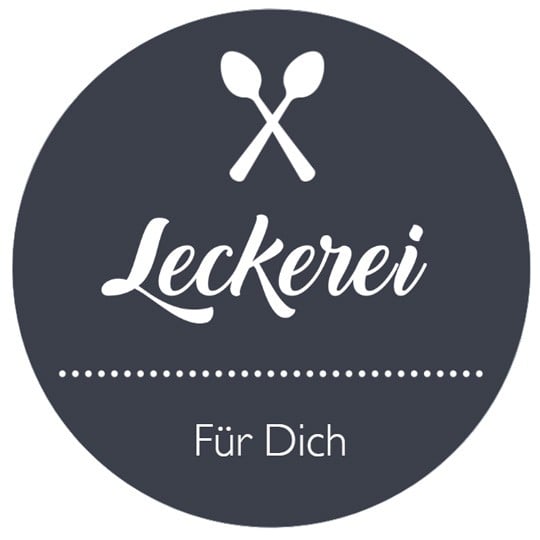 Tafeletikett mit Kochlöffel Gratis Vorlage für Etiketten