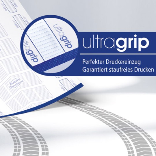 Innovative Ultra Grip Technologie von Avery Zweckform  