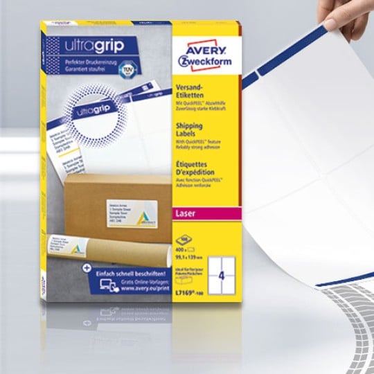Versandetiketten ultragrip