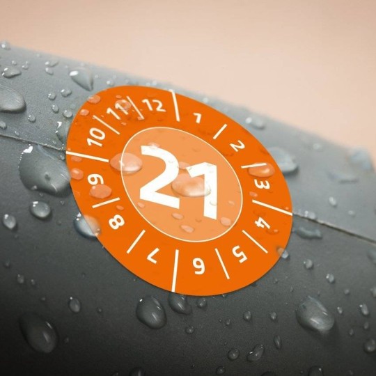 Pruefplaketten Vinylfolie