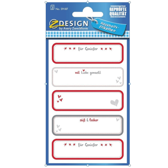 Niedliche Marmeladensticker