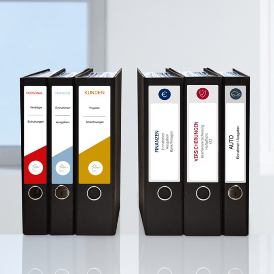 Ordner Professionell Beschriften Avery Zweckform