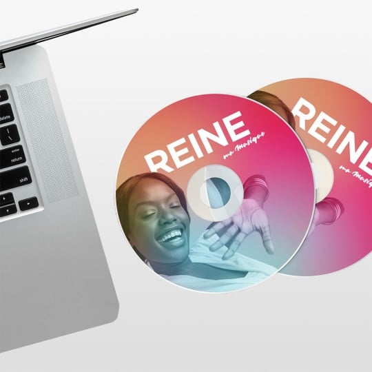 Bedruckte CD, DVD oder Blu-Ray Rohlinge nach Ihrem persönlichen Bedarf.