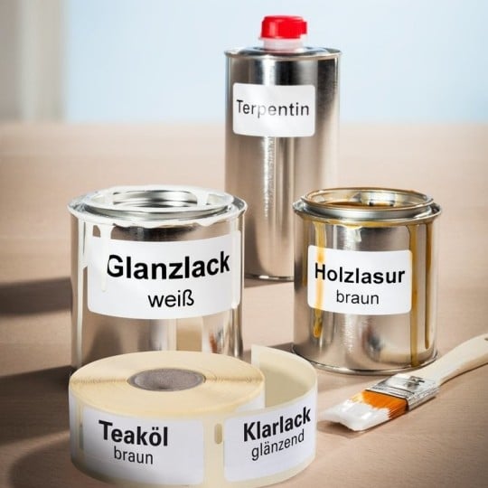 strapazierfähige Etiketten auf Rolle