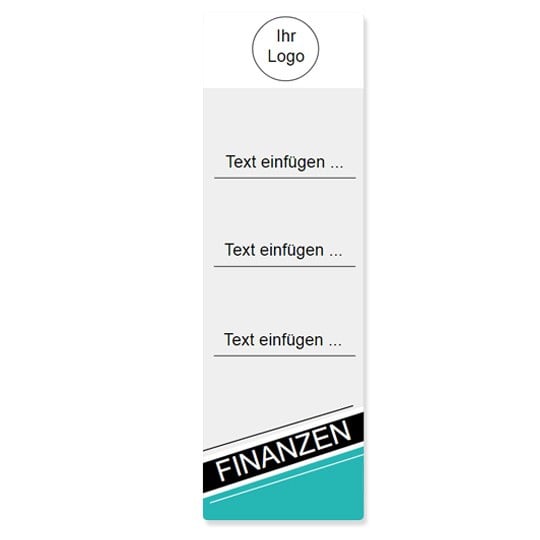 Vorlage klassisch für Ordnerrücken