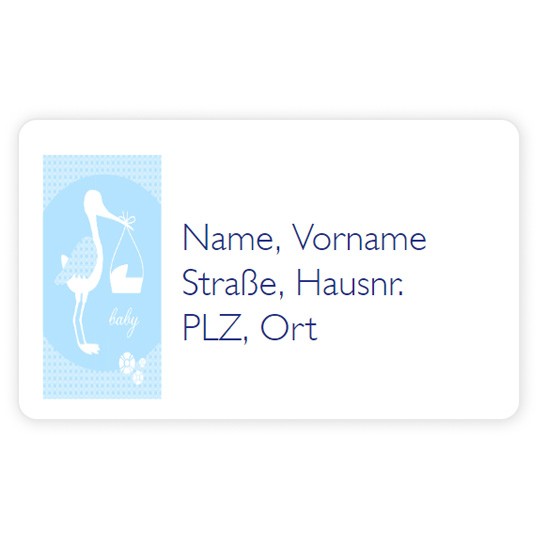 Aufkleber für die Taufe