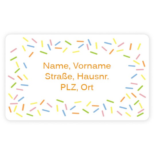 Kindergeburtstag Einladung Aufkleber