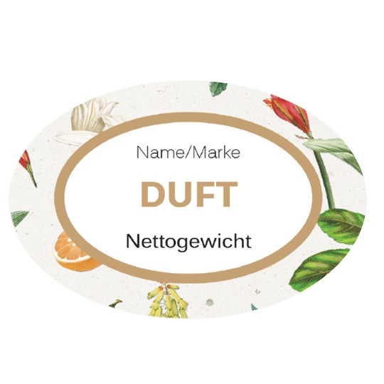 Kerzenetiketten Design