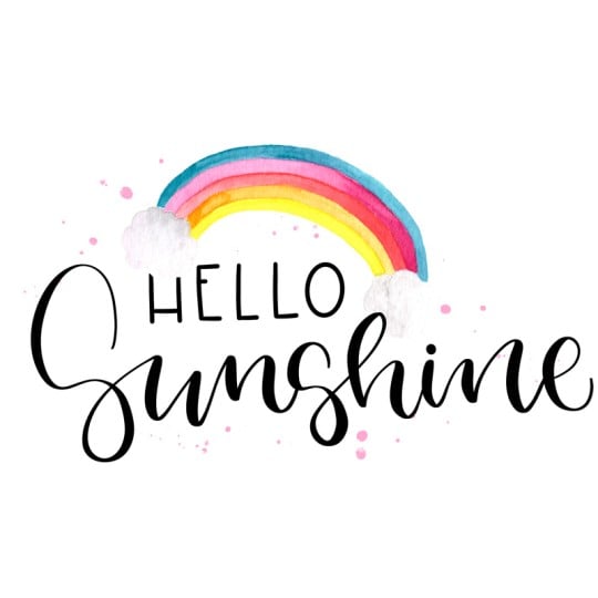 Hello_sunshine sticker