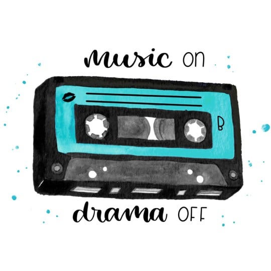 Music_on_drama of T-Shirt Statement