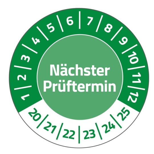 Nächster Prüftermin